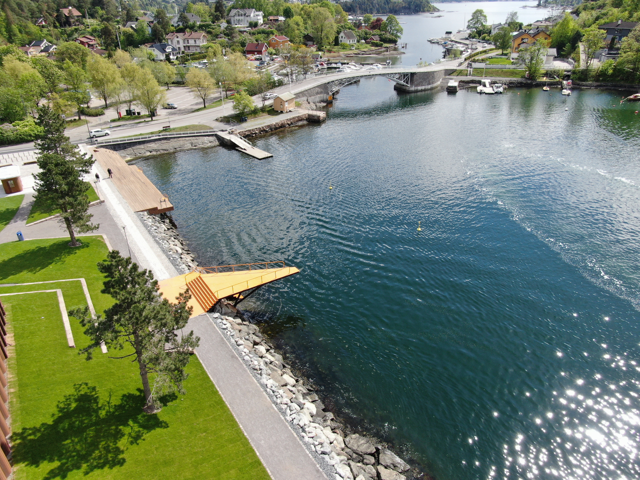 "Bekkelagsbadet fotografert i 2021. Foto: Edvin Wibetoe/Oslo Havn"